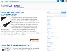 Tablet Screenshot of comolimpar.net